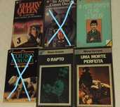 Lotes livros da coleção "Clube do crime" e outros