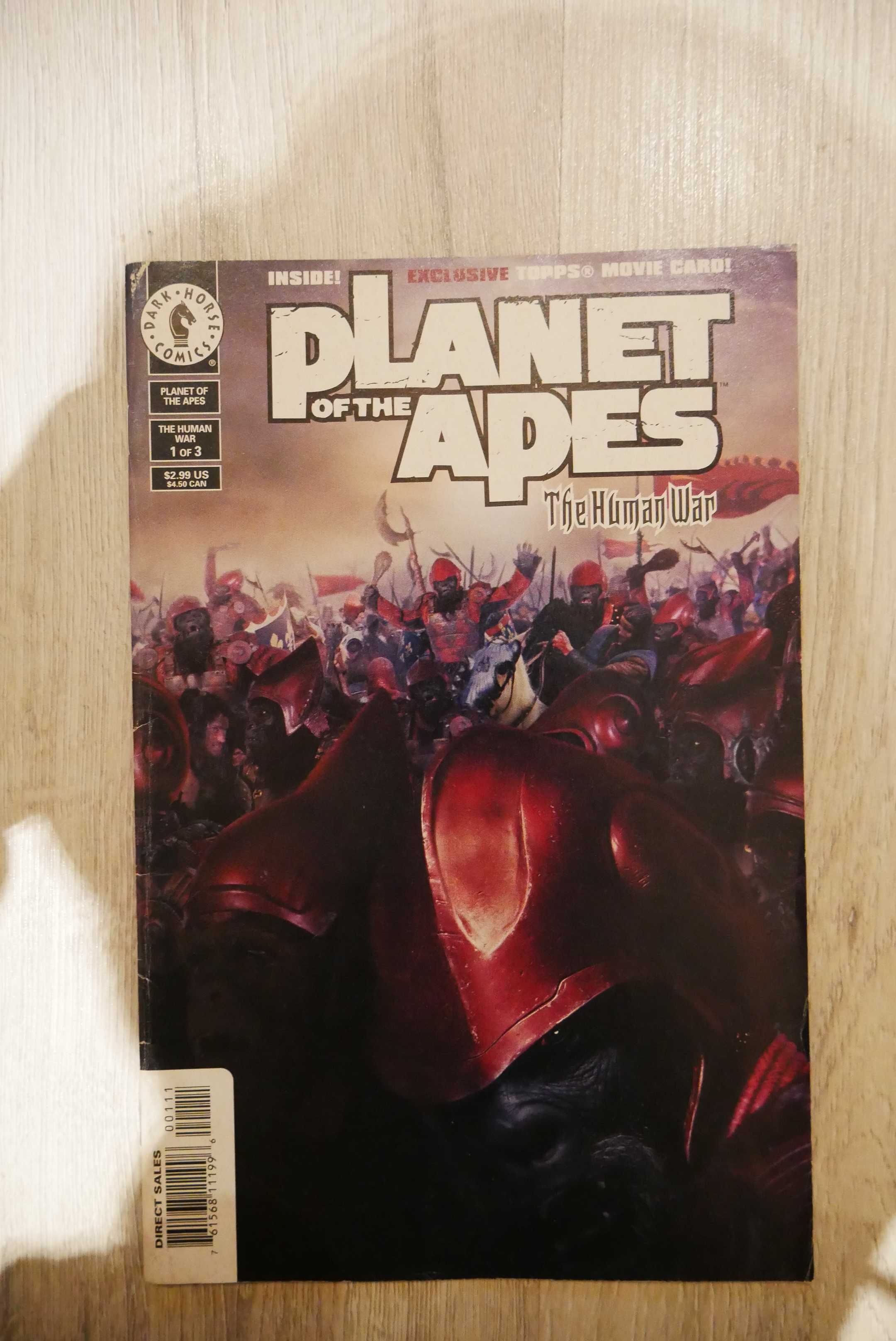 Komiks Planet of the Apes #1 The Human War Painted Cover stare komiksy