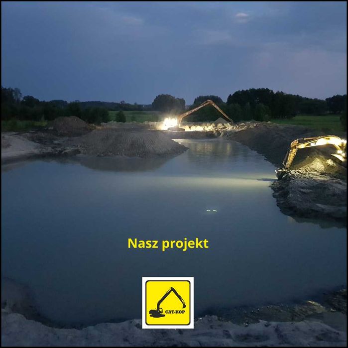 Kopanie, pogłębianie, rewitalizacja oraz odmulanie stawów