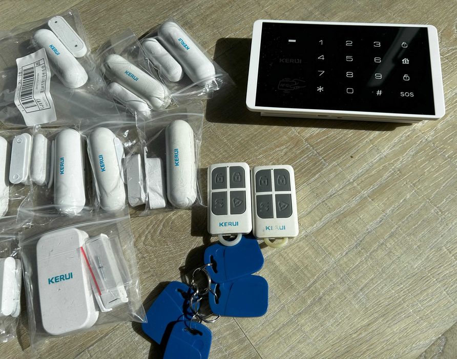 Alarme casa Kerui K7 WIFI GSM como novo
