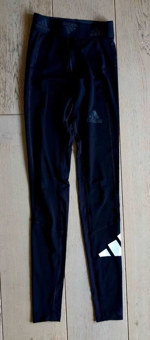 Legginsy Adidas XS damskie dla dziewczynki 152 wysoki stan