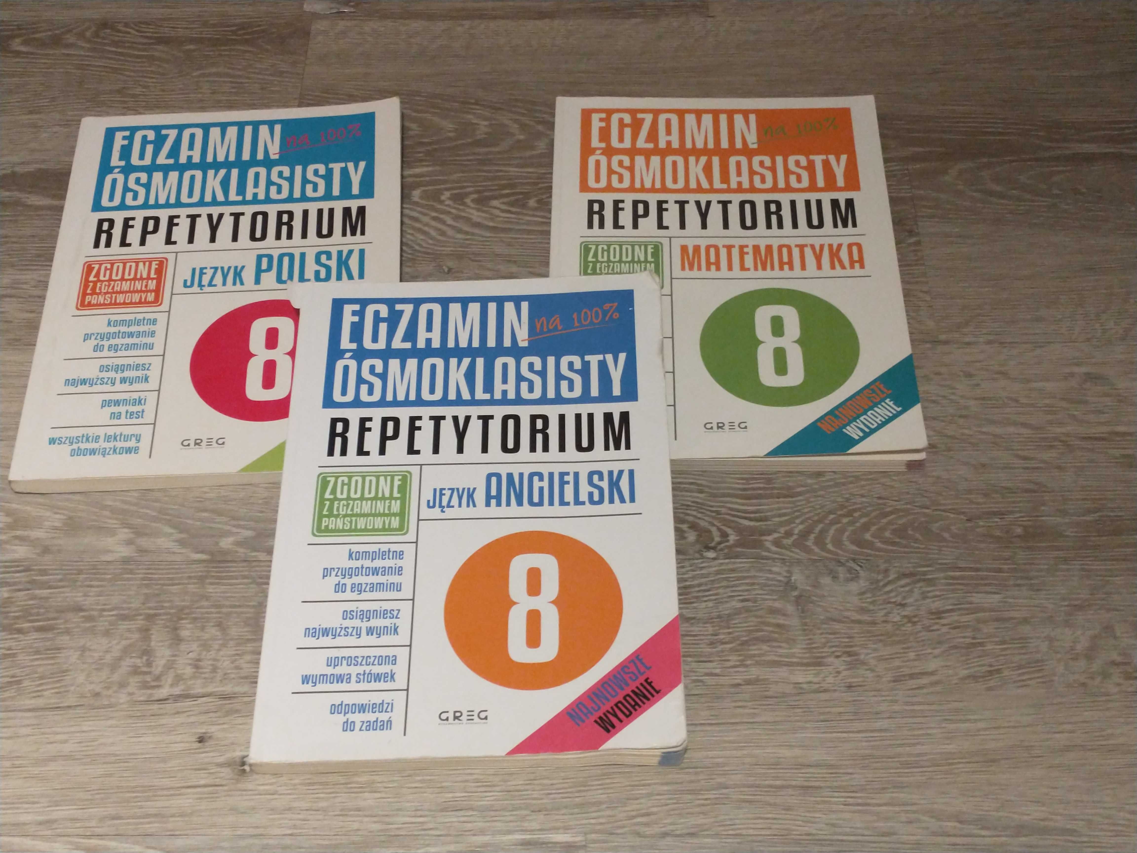 3 Repetytoria do egzaminu ósmoklasisty