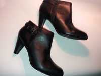 Ботинки женские кожаные m&s footglove wider fit 7р( 41)
