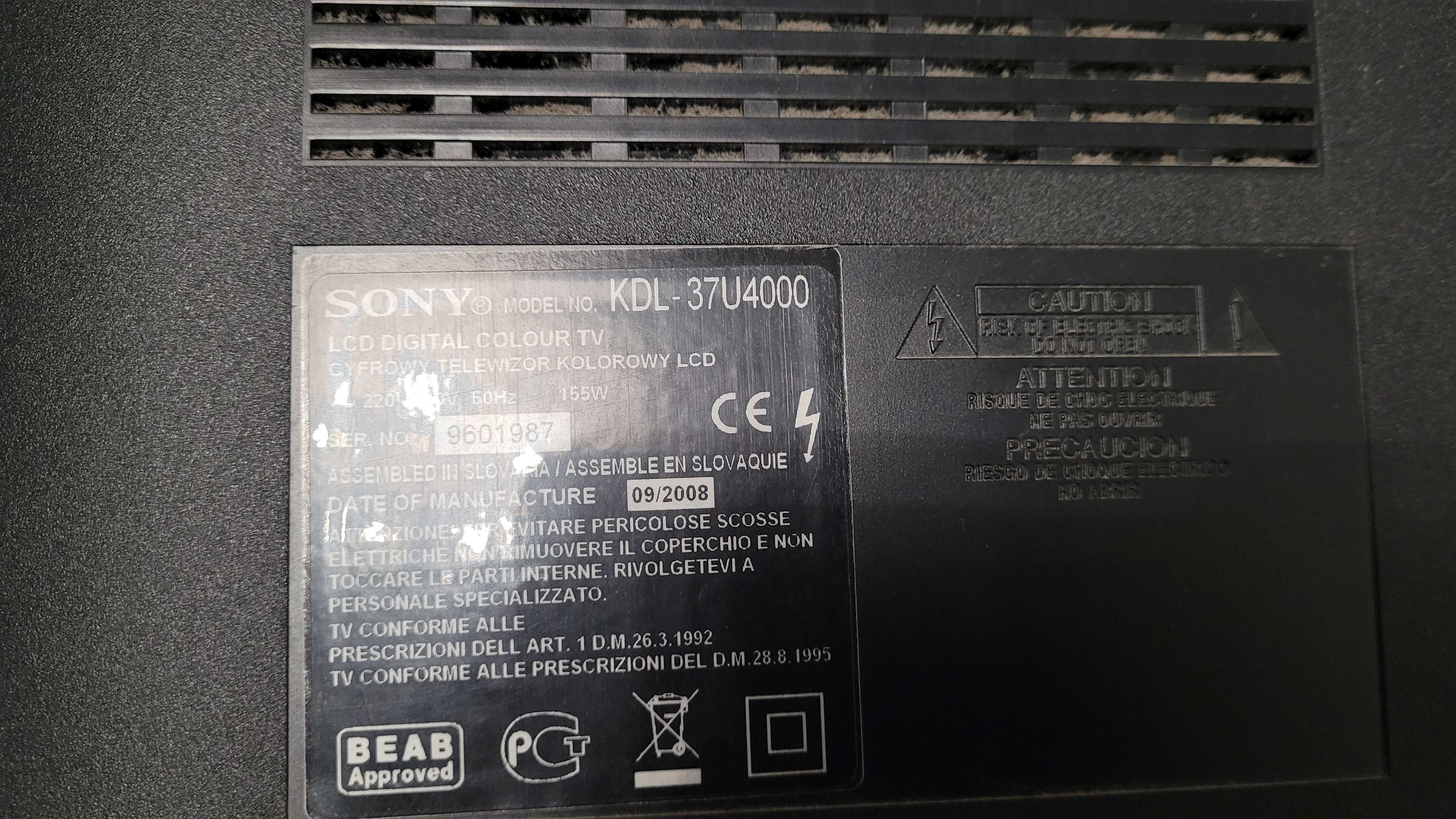 Telewizor Sony KDL-37U4000