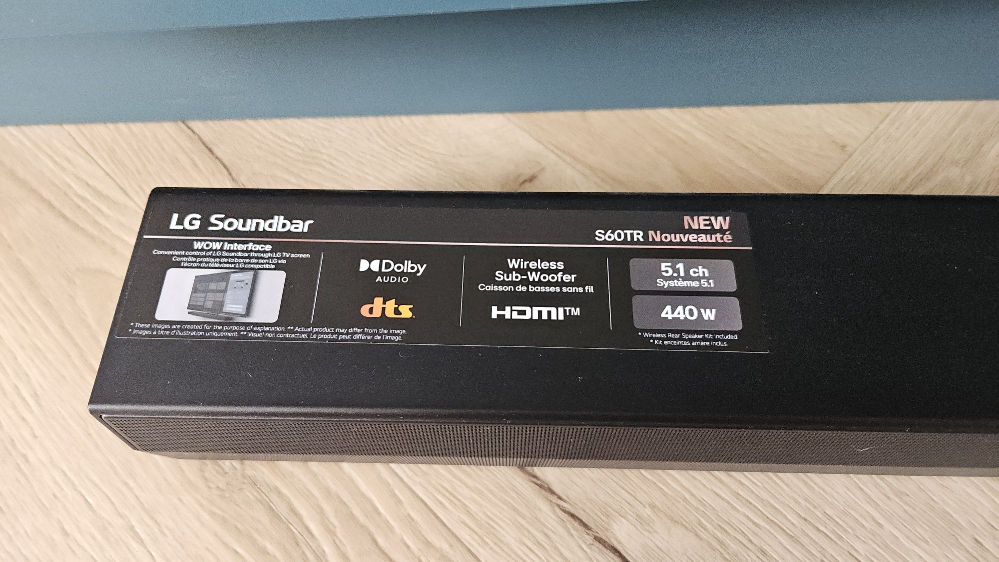LG S60TR Soundbar  Bluetooth 440 W na gwarancji