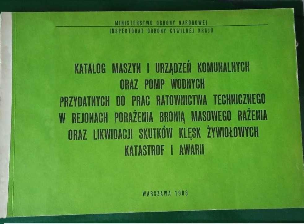 Katalog maszyn i urządzeń komunalnych oraz pomp wodnych przydatnych