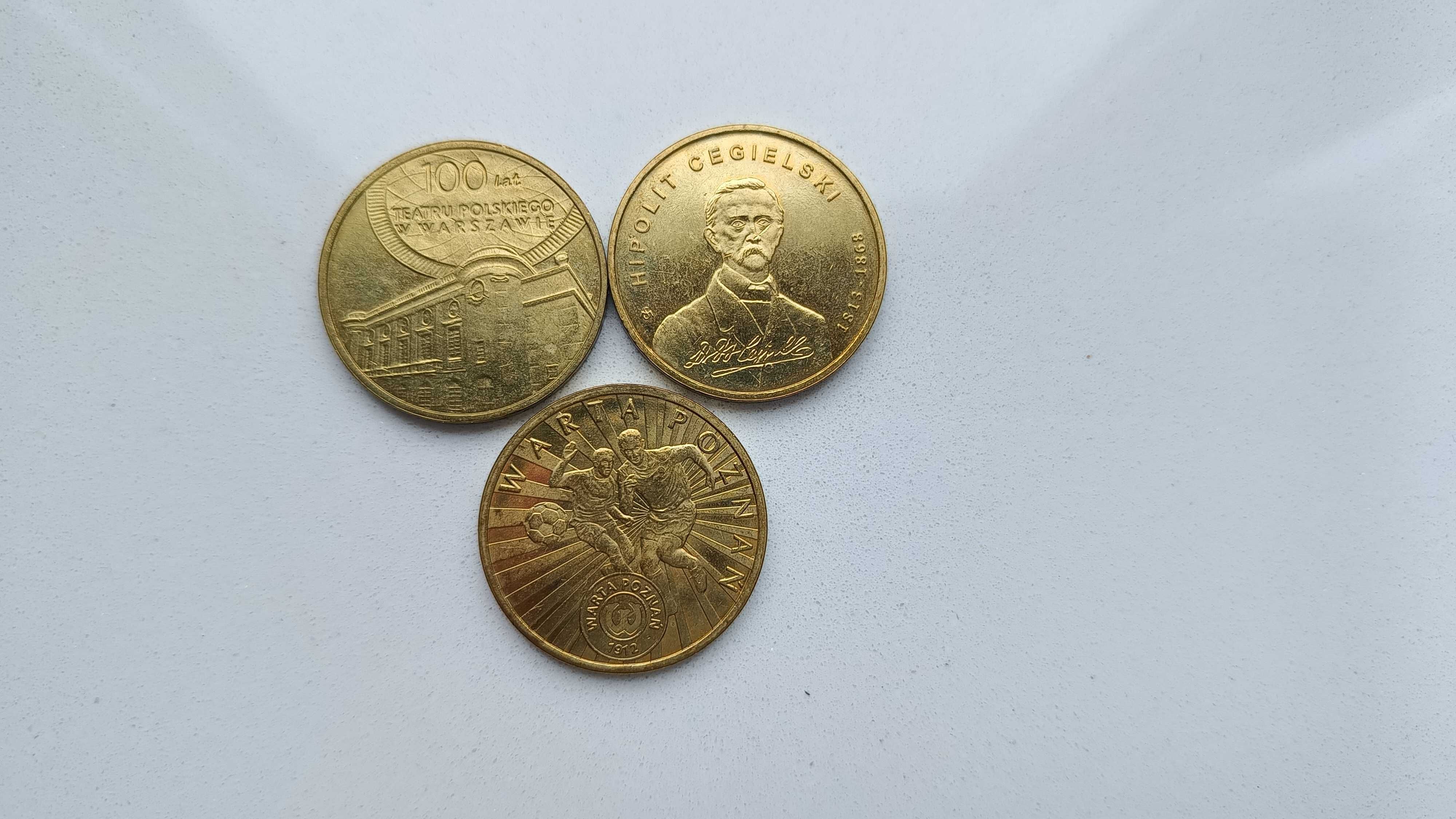 3 Monety 2 zł z 2013 r.