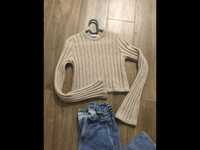 Sweter Zara roz. Xs