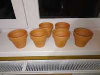 Doniczka donica ceglana gliniana ceramiczna 13cm 1szt donic