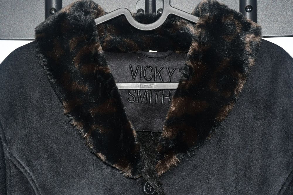 Kurtka płaszcz sztuczne futro Vicky Smith rozmiar XL