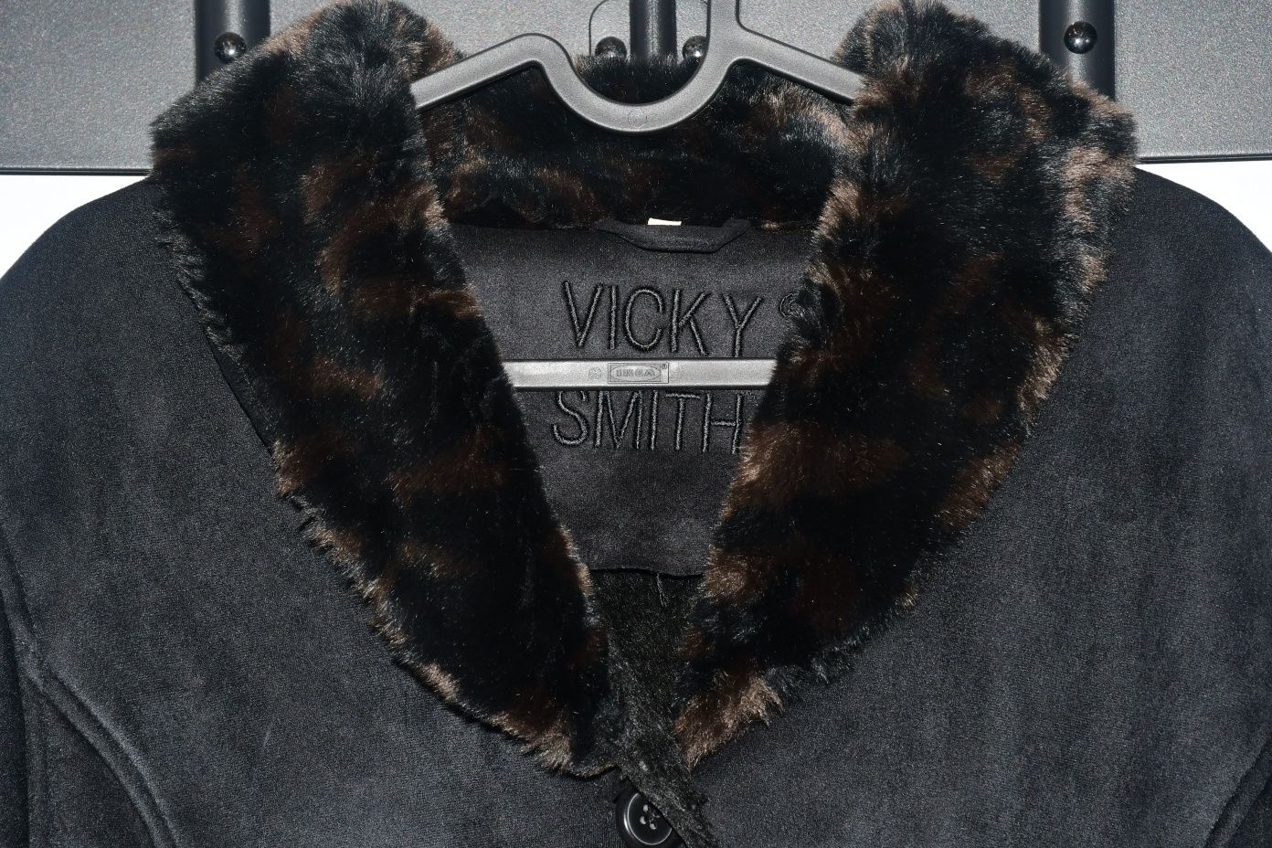 Kurtka płaszcz sztuczne futro Vicky Smith rozmiar XL