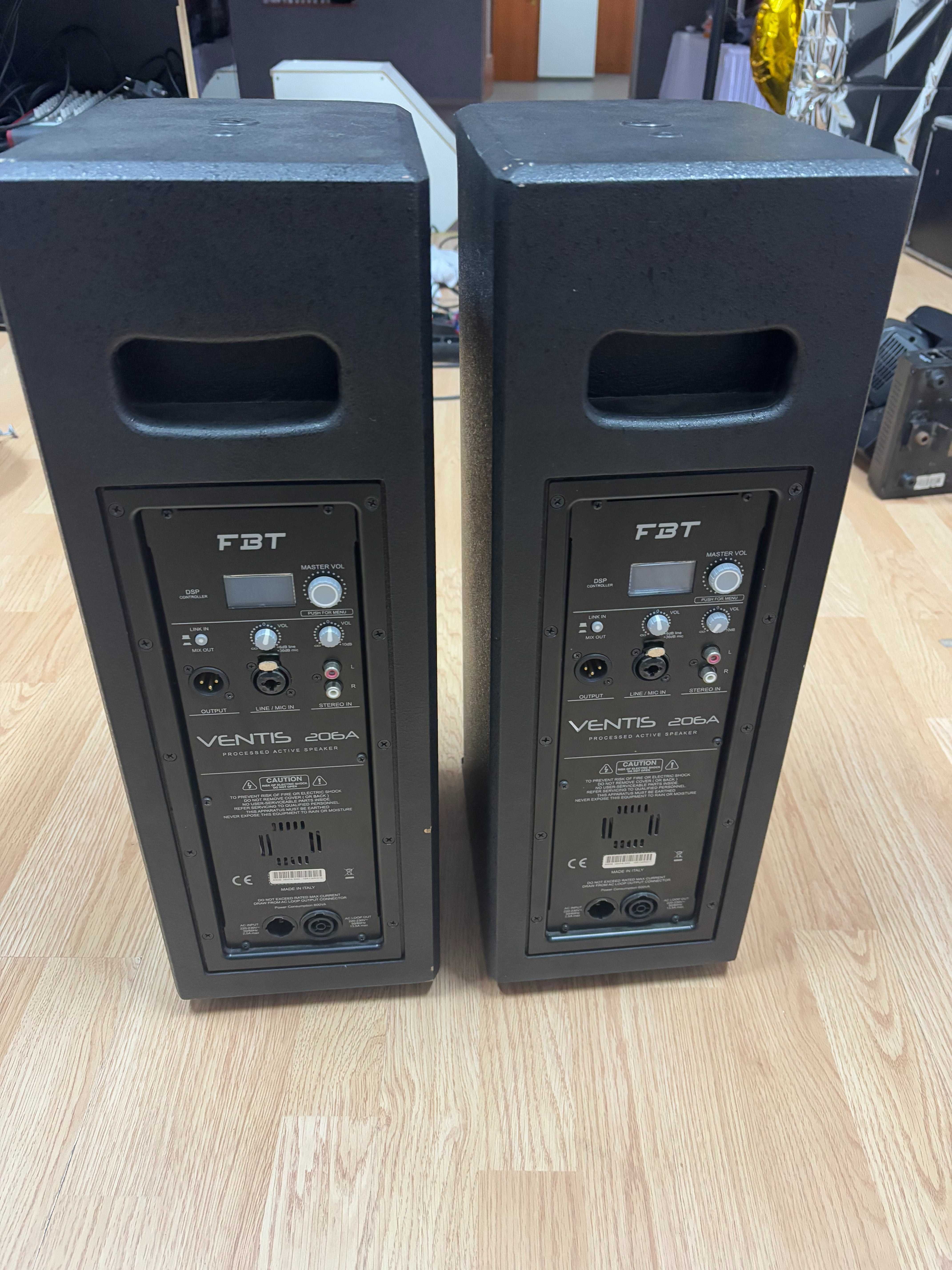 Nagłośnienie FBT  2x Ventis 206A , 2x  Subline 112sa