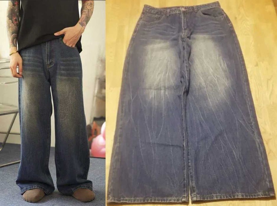 szerokie BAGGY Loose W31 L32 M/L W30 L30 big boy affliction jnco L34