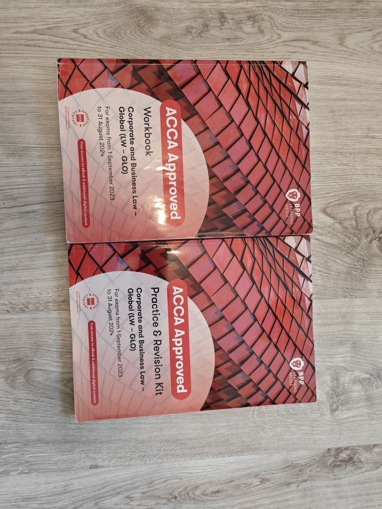 ACCA Workbook & practise kit. F4 global