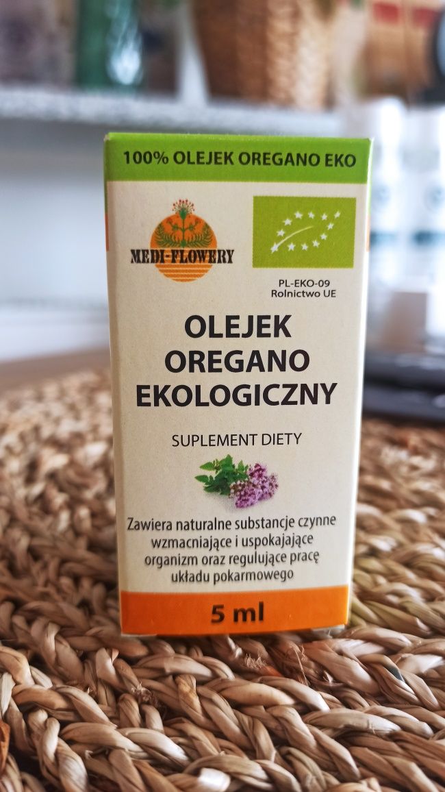 Olejek z oregano 100% ekologiczny