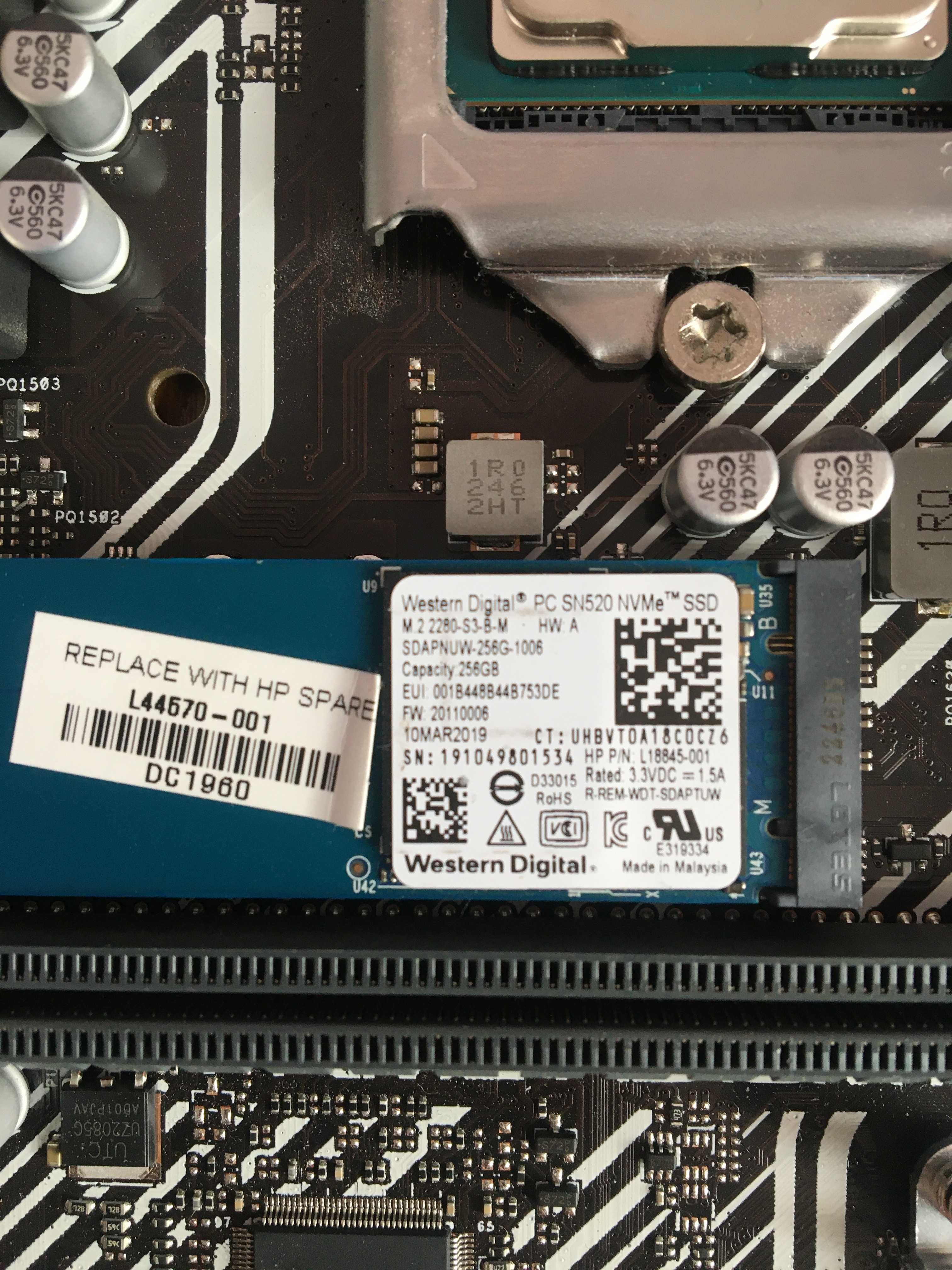 Материнська плата Asus + RAM 8Gb + SSD 256Gb