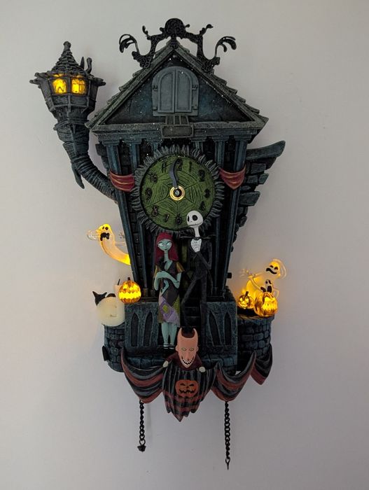 Zegar ścienny haloweenowy Nightmare Before Christmas Haloween Burton