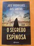 Vendo livro O segredo de Espinosa de José Rodrigues dos Santos