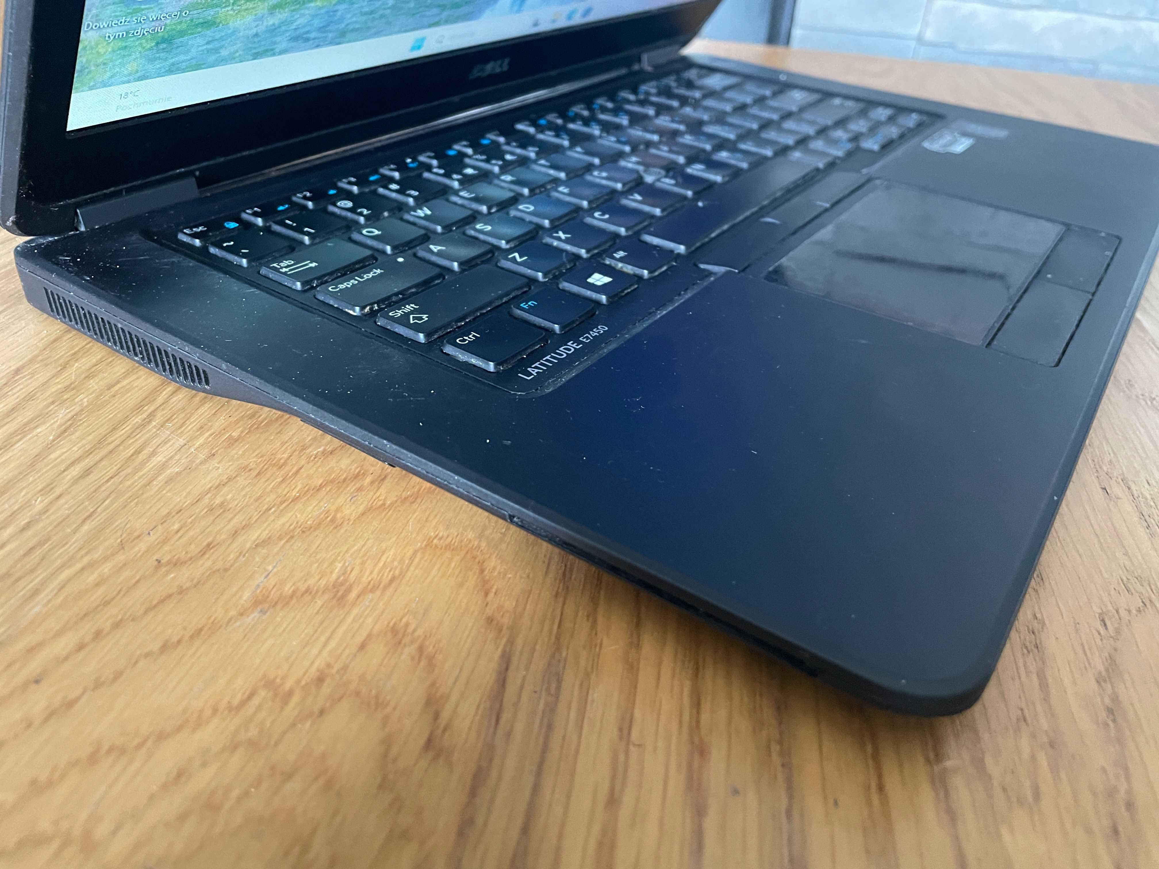 Laptop Dell E7450 i5 8GB SSD 14" Win 11