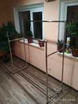 Рейл стойка  стійка для одягу металева