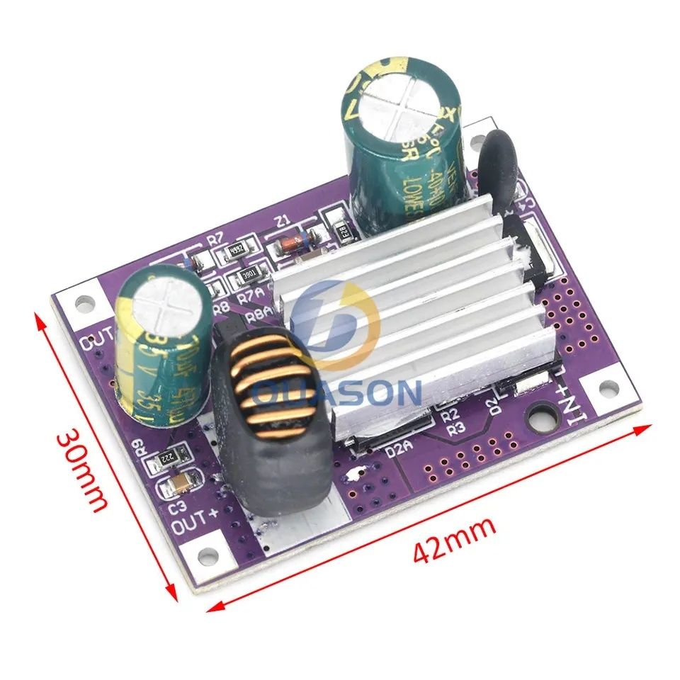 dc 12v 3a 30w конвертер 15-120в понижайка преобразователь арктик фара