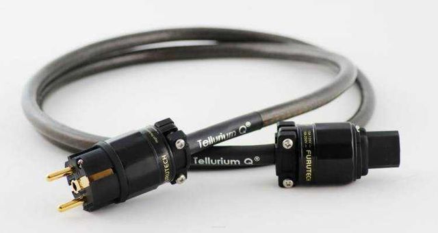 Tellurium Q Black II Power - Przewód zasilający Schuko 1,5m SKLEP RATY