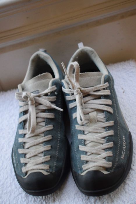 замшевые кроссовки кросовки мокасины Scarpa р. 38 24 см