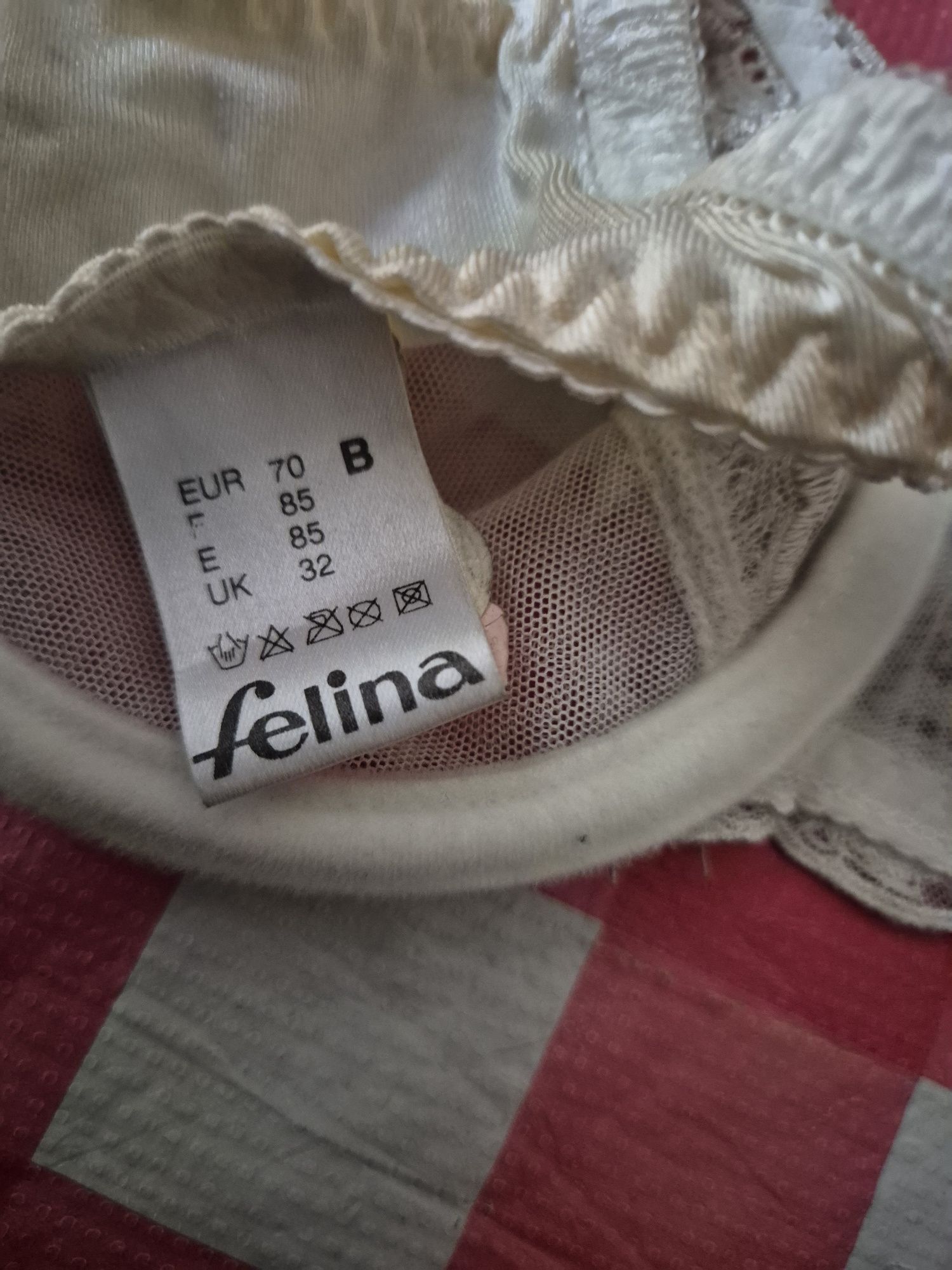 Stanik 70B kremowy Felina nowy bez metki głównej