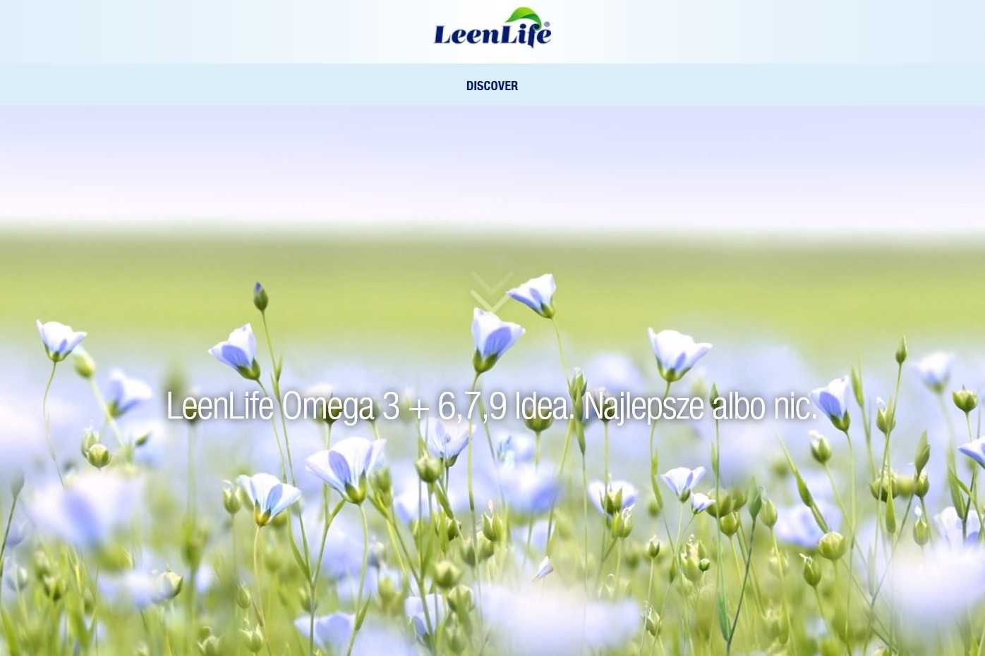 LeenLife Pharma Omega 3+6+7+9 Koncentrat 100% VEGE Bez Oleju z RYB
