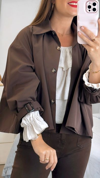 Marynarka , narzutka czekolada uni nowy z metką