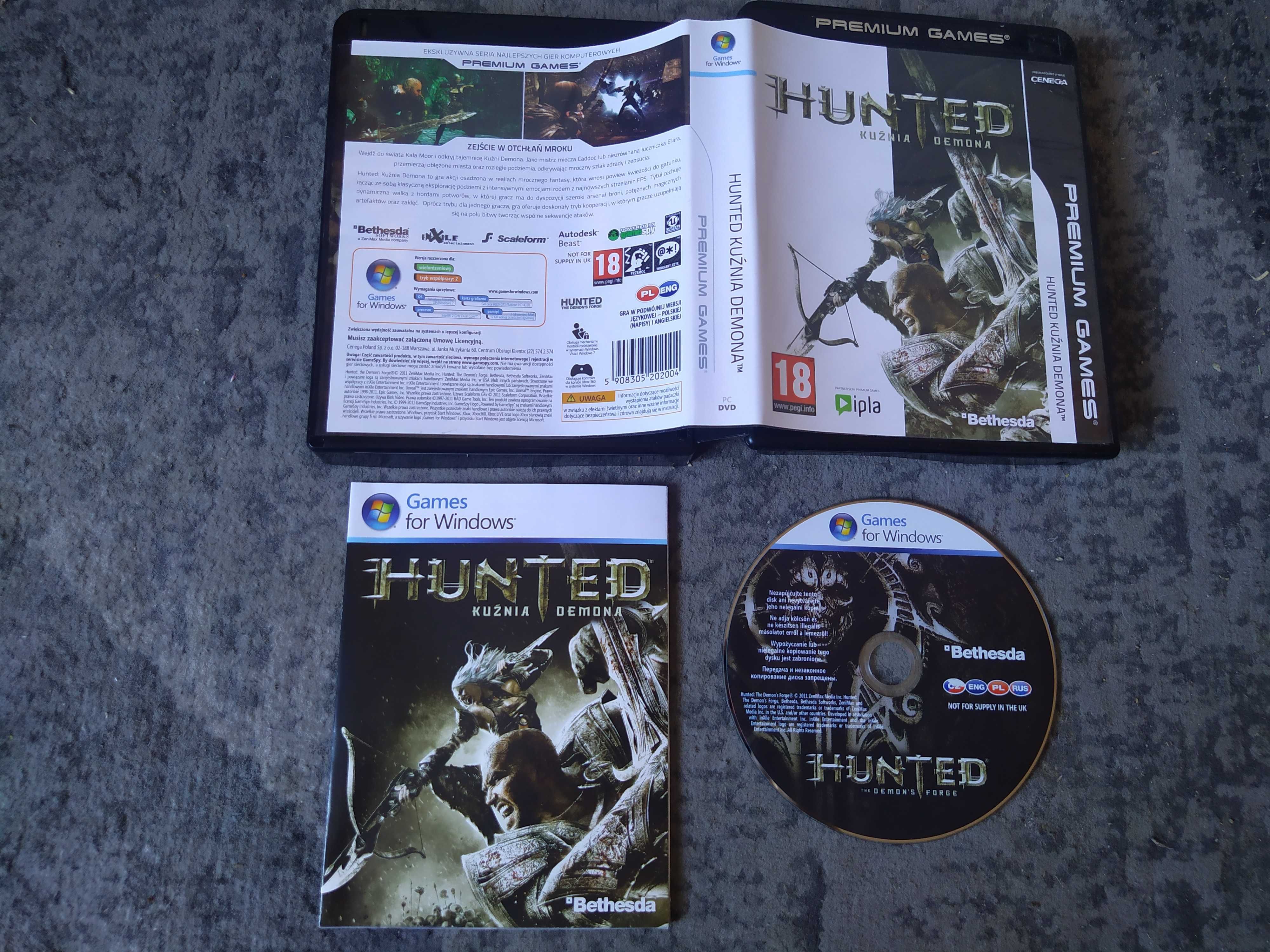 Hunted Kuźnia Demona PC DVD PL