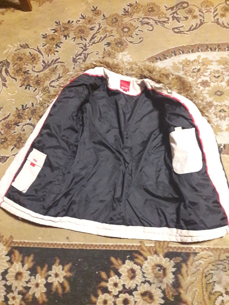 Куртка з мехом зіма осінь жіноча розмір 48.49