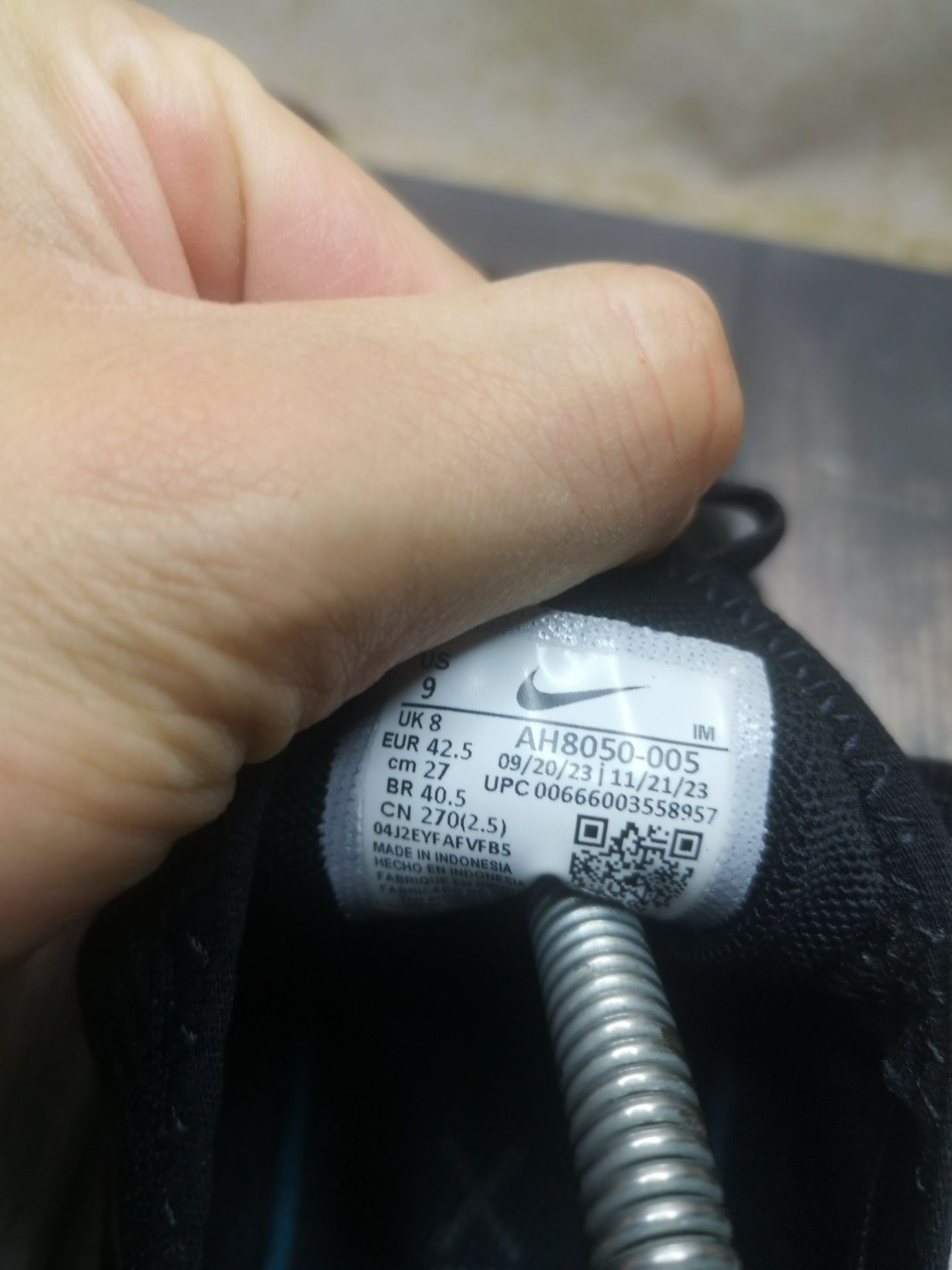 Buty Nike Air Max 270 Triple Black r42,5 / force / Dunk / jordan