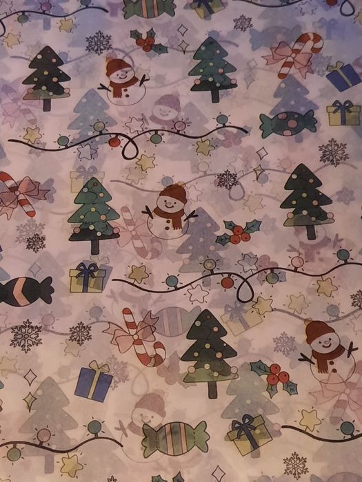 10 folhas de papel de seda, team Natal  presentes e envios