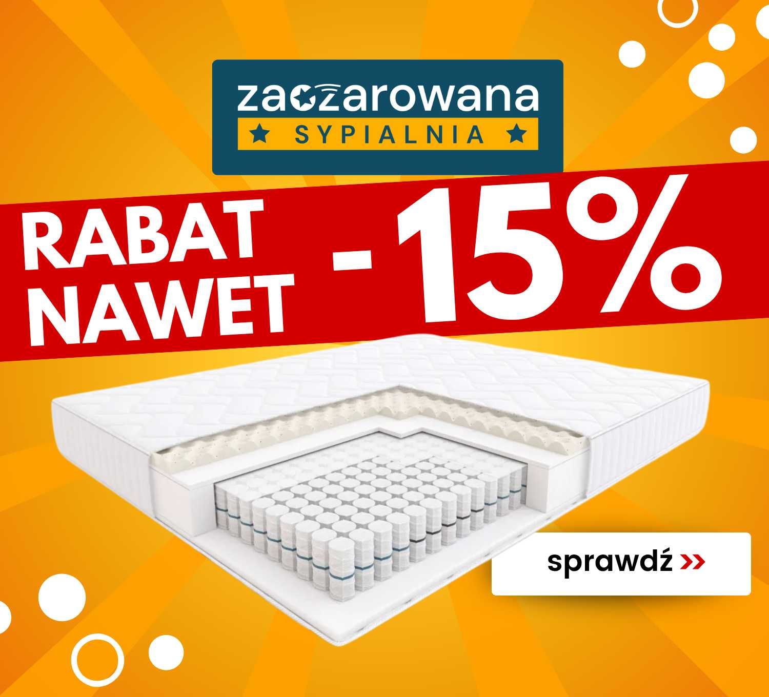 Materac ZORBA HILDING kieszeniowy 90x200 TANIEJ -15%