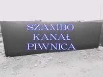SZAMBO szamba ZBIORNIKI kanał kanały do garażu PIWNICE piwnica ATEST