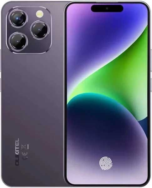 Смартфон Oukitel P1 Purple 8/256Gb AMOLED NFC 5150mAh + чехол стекло