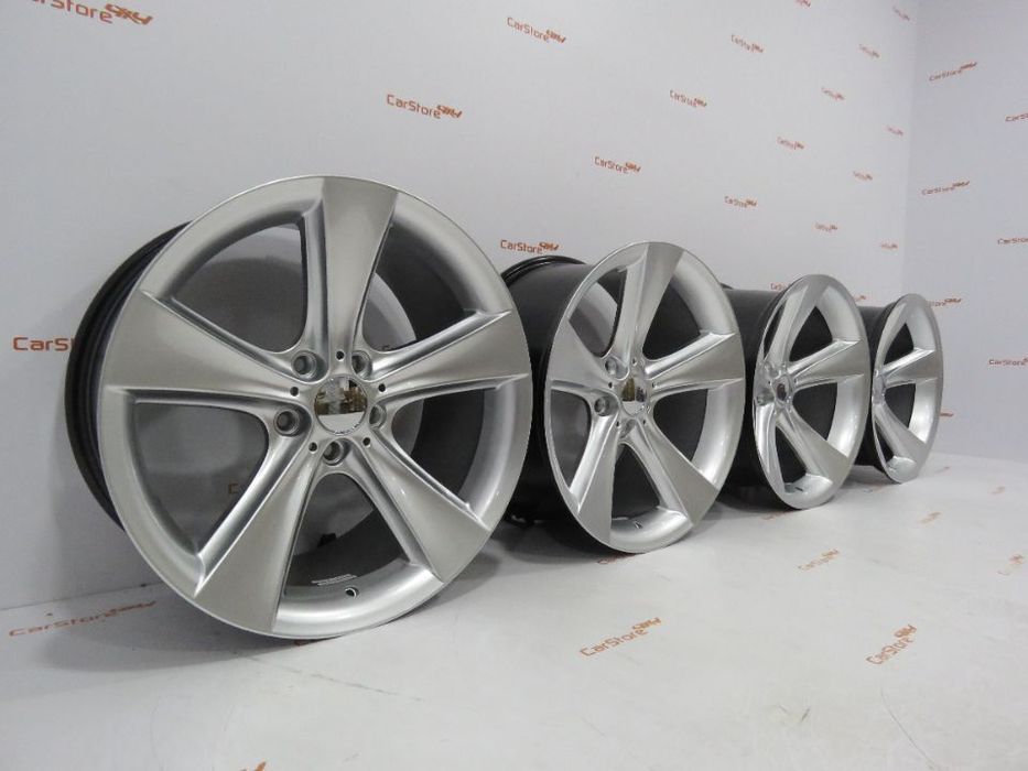 Jantes look Bmw Style 128   19'' 9 et 24 + 10 et 14 5x120 Hypersilver