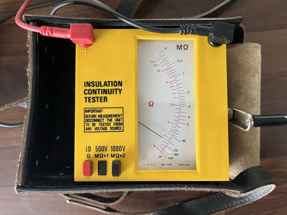 Induktor IMI-341 , megaomomierz , miernik rezystancji izolacji
