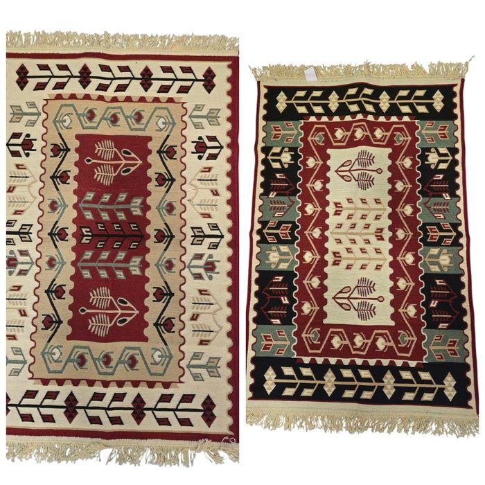 Nowe dywaniki kilim 80x125 dwustronne