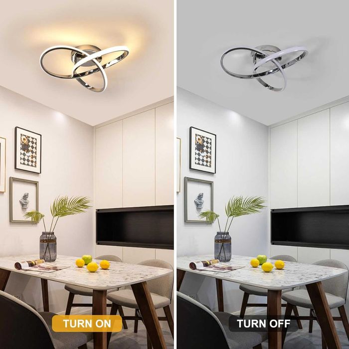 Duża Lampa sufitowa LED Comely, 30 W