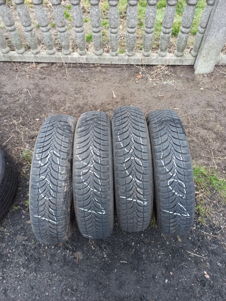 4 opony zimowe Nexen 145/80 13, 6.5mm