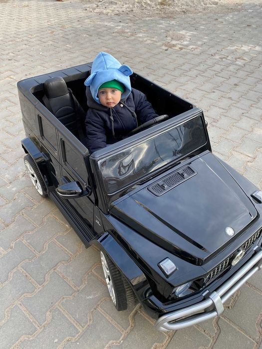 VIP‼️Дитячий електромобіль Mercedes G63 4WD 24V 200W BLACK