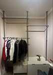 Szafa, Garderoba bardzo solidna metal + stuva ikea