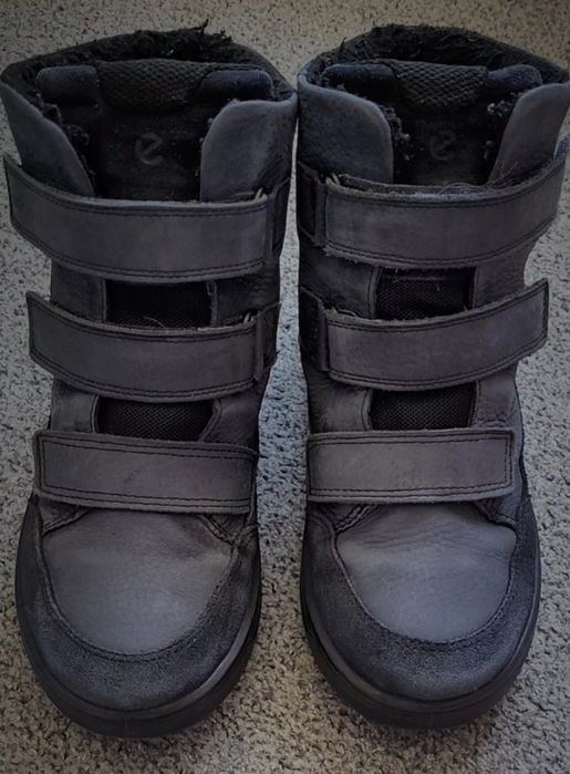 Зимние ботинки Ecco из натурального нубука,  мембрана Gortex