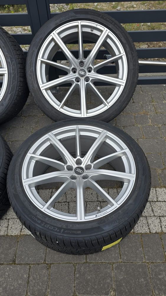 Felgi 22” Audi Q8 RS / Q7RS 5x112 ET18 + zimówki Hankook – 8500 zł