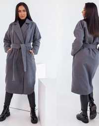Пальто женское с поясом