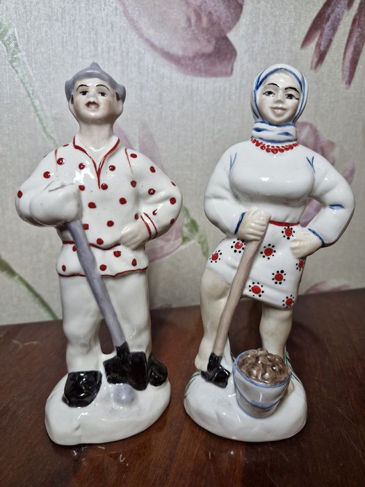 Фарфоровые статуэтки, раритет, антиквариат ,петушок,  ретро!