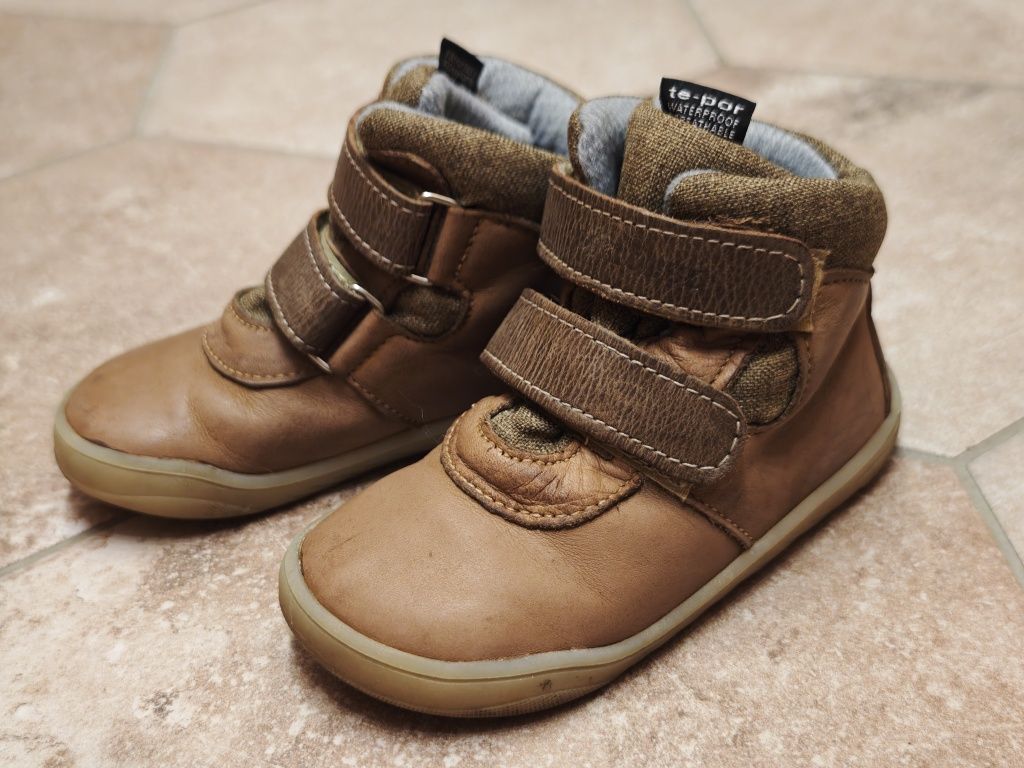 Buty jesienne / zimowe, te-por, wodoodporne, skóra, rozm 25, gwarancja