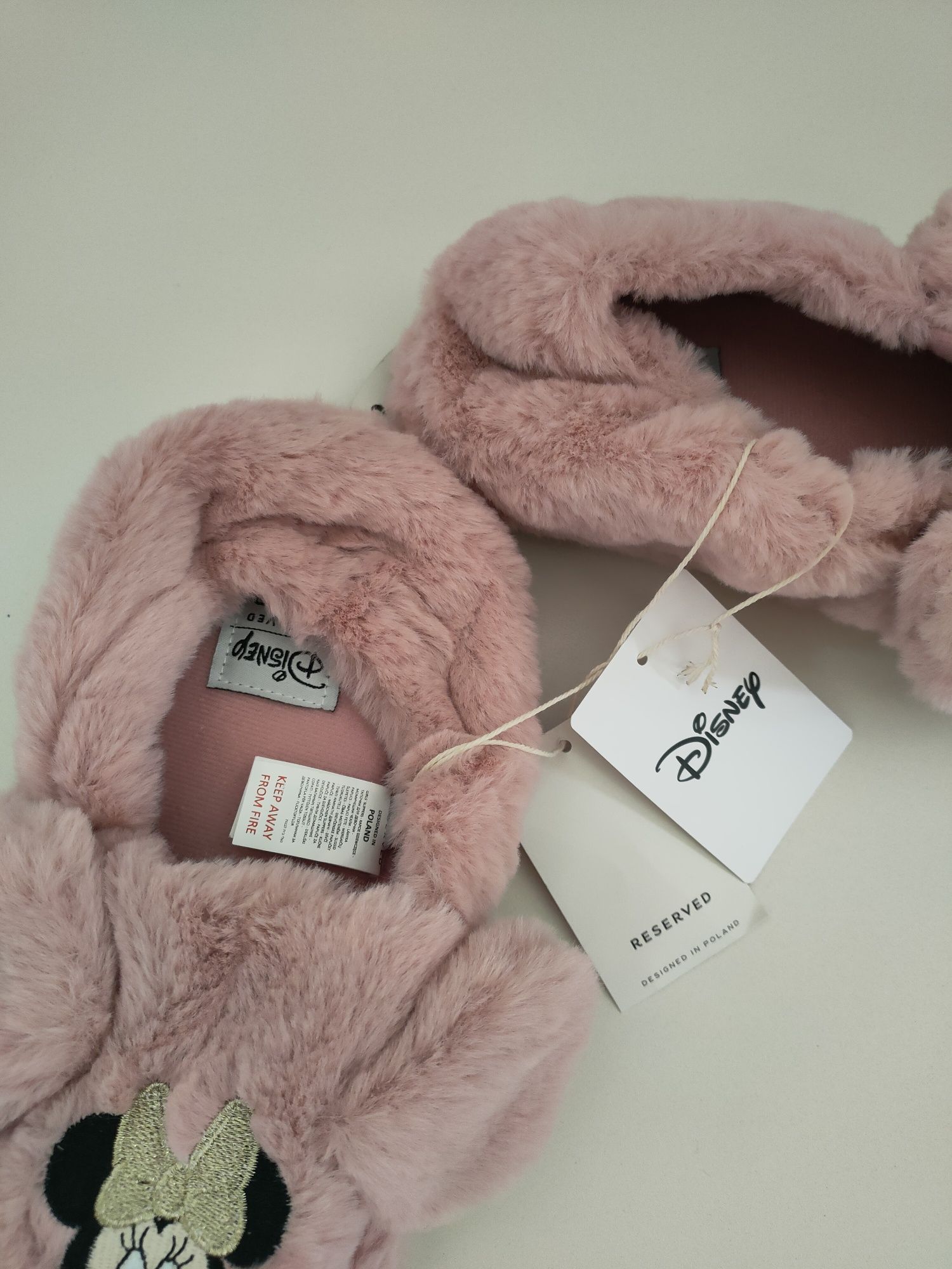 Kapcie dziewczęce Reserved Myszka Minnie 37/38 Nowe